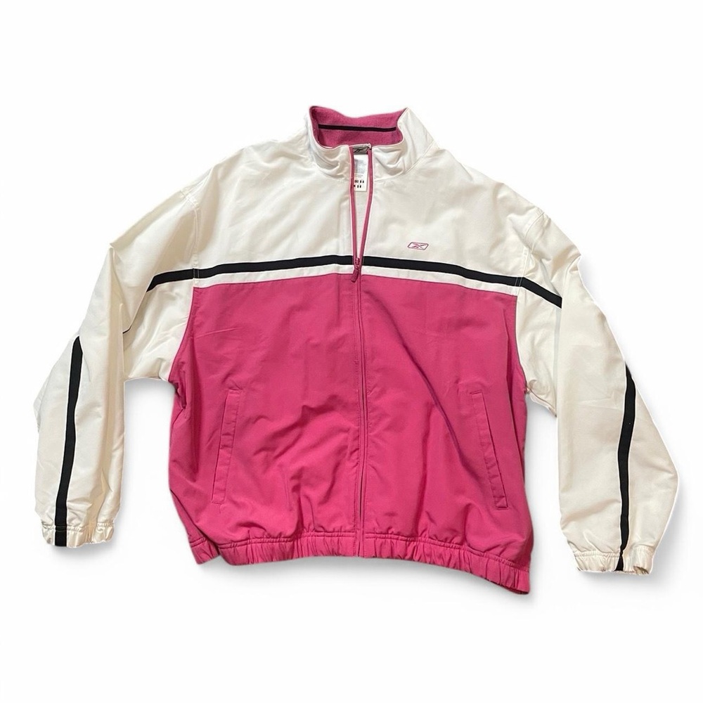 Reebok Two-Tone Pink and Cream Snow Jacket